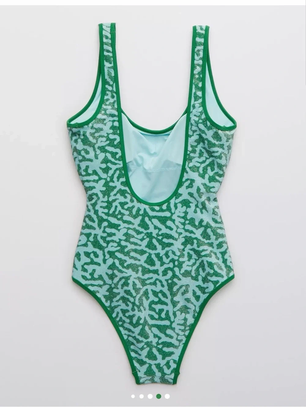 NWT Aerie Shine Scoopneck One Piece Swimsuit